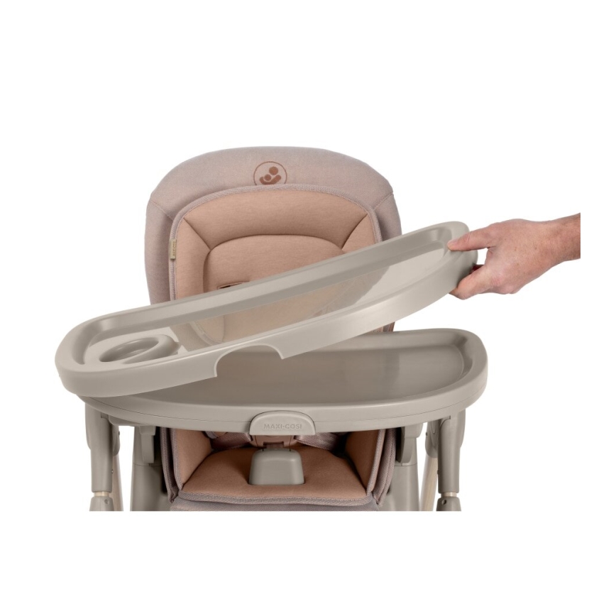 Maxi-Cosi - Dětská jídelní židle MINLA PLUS béžová/růžová