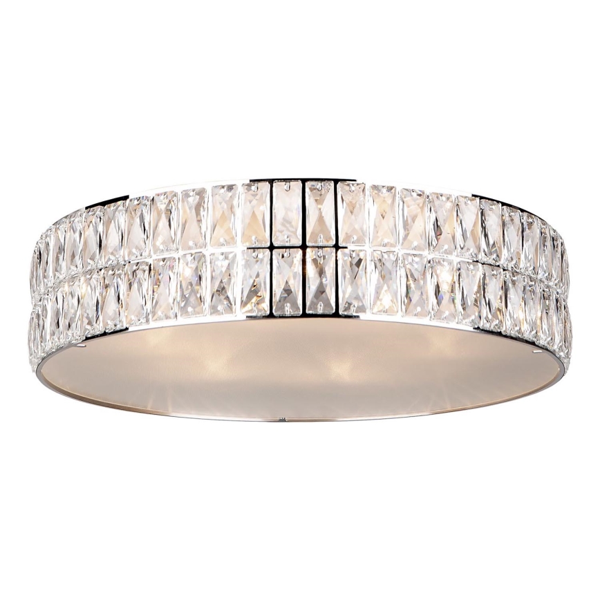 MAXLIGHT C0122 - Stropní svítidlo DIAMANTE 6xG9/42W/230V pr. 46 cm lesklý chrom