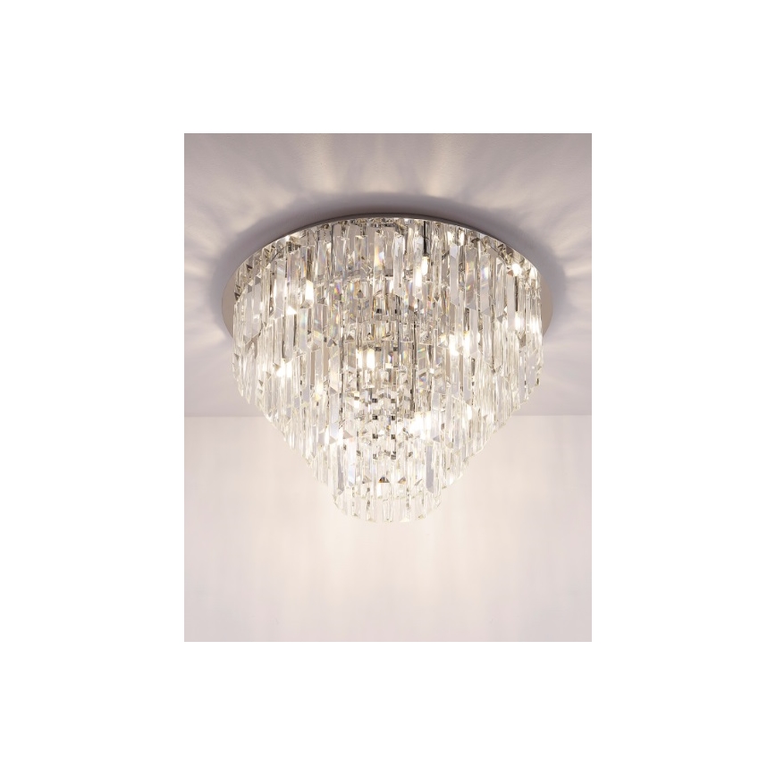 MAXLIGHT C0137 - Stropní svítidlo MONACO 15xG9/40W/230V pr. 60 cm lesklý chrom