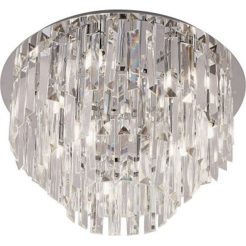 MAXLIGHT C0137 - Stropní svítidlo MONACO 15xG9/40W/230V pr. 60 cm lesklý chrom