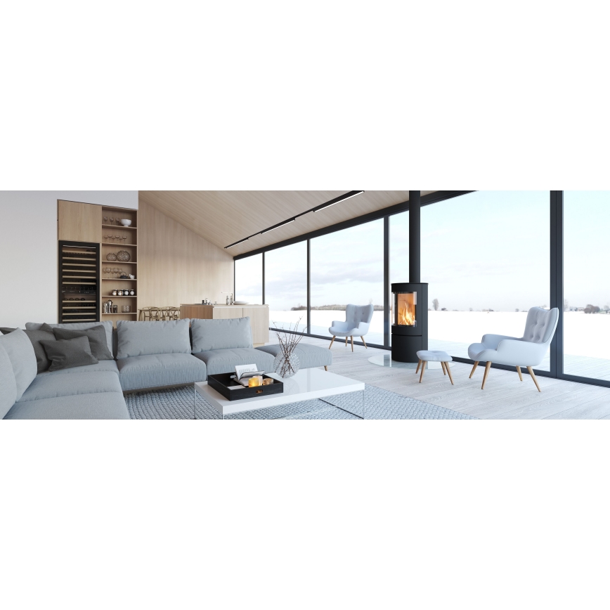 MAXLIGHT C0190 - LED Stropní svítidlo LINEAR LED/18W/230V 57 cm černá