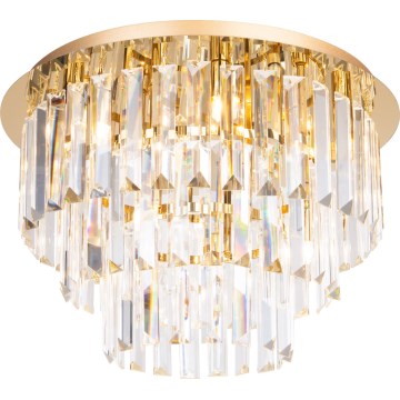 MAXLIGHT C0205 - Stropní svítidlo MONACO 9xG9/40W/230V pr. 42 cm zlatá