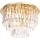 MAXLIGHT C0205 - Stropní svítidlo MONACO 9xG9/40W/230V pr. 42 cm zlatá