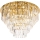 MAXLIGHT C0206 - Stropní svítidlo MONACO 15xG9/40W/230V pr. 60 cm zlatá