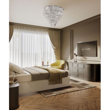 MAXLIGHT C0225 - Stropní svítidlo MONACO 16xG9/40W/230V pr. 80 cm lesklý chrom