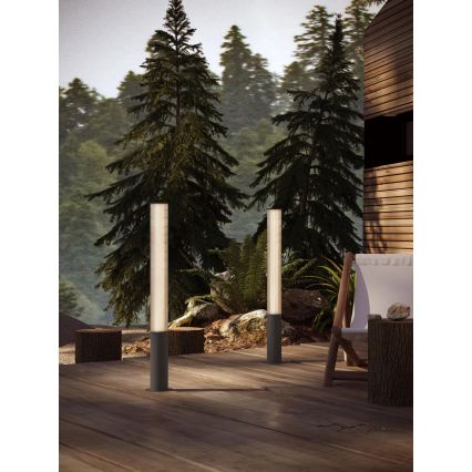 MAXLIGHT F0064 - LED Venkovní lampa GARDENIA LED/25W/230V 105 cm CRI 93 IP65 černá