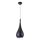MAXLIGHT P0233 - Lustr na lanku DROP 1xE27/40W/230V pr. 20 cm černá