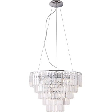 MAXLIGHT P0260 - Lustr na lanku MONACO 15xG9/40W/230V pr. 60 cm lesklý chrom