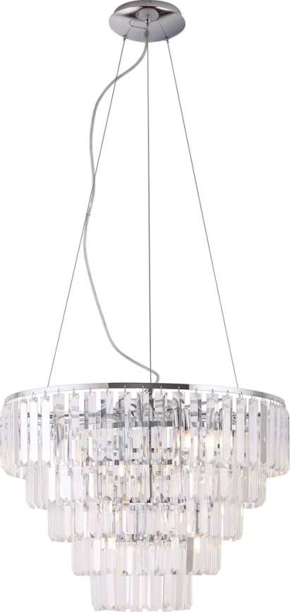 MAXLIGHT P0260 - Lustr na lanku MONACO 15xG9/40W/230V pr. 60 cm lesklý chrom