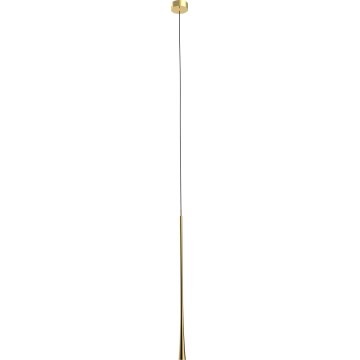 MAXLIGHT P0485 - LED Lustr na lanku COFFEE LED/7W/230V pr. 3 cm zlatá