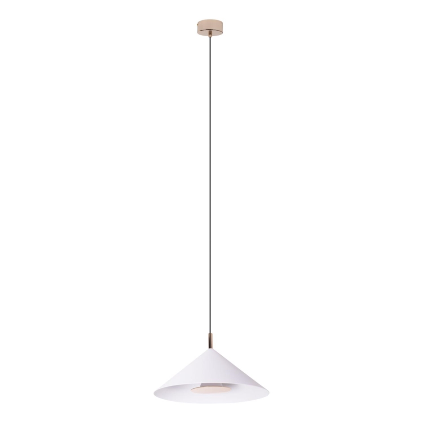 MAXLIGHT P0505 - LED Lustr na lanku VULCANO LED/5W/230V pr. 30,5 cm bílá