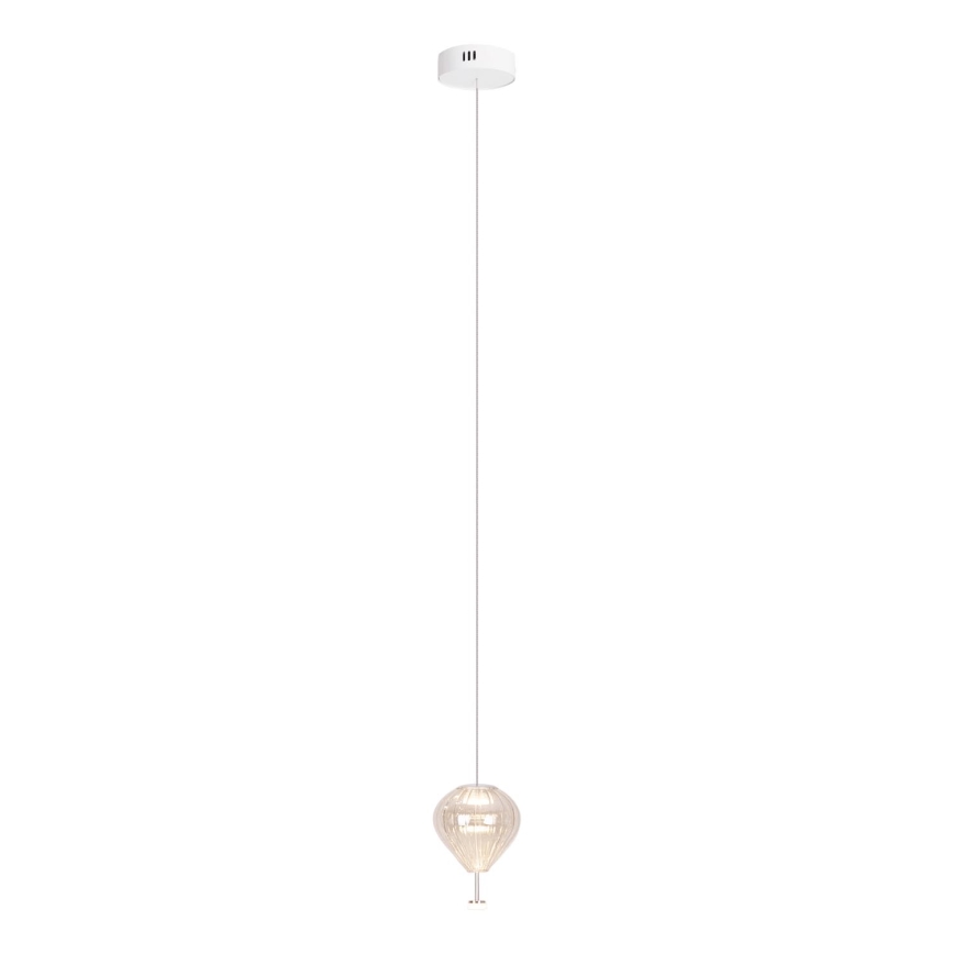 MAXLIGHT P0527 - LED Lustr na lanku PALLONCINI 2xLED/3W/230V pr. 12 cm čirá