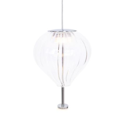 MAXLIGHT P0527 - LED Lustr na lanku PALLONCINI 2xLED/3W/230V pr. 12 cm čirá