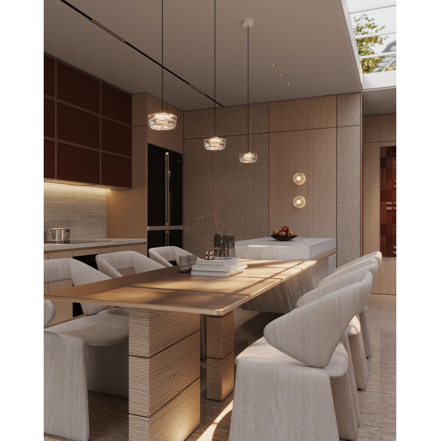 MAXLIGHT P0542 - LED Lustr na lanku LIPARI LED/6W/230V pr. 16 cm čirá
