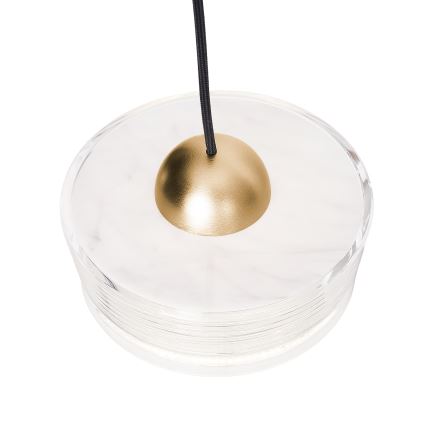 MAXLIGHT P0542 - LED Lustr na lanku LIPARI LED/6W/230V pr. 16 cm čirá