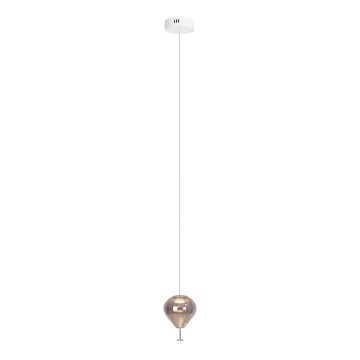 MAXLIGHT P0576 - LED Lustr na lanku PALLONCINI 2xLED/3W/230V pr. 12 cm kouřová