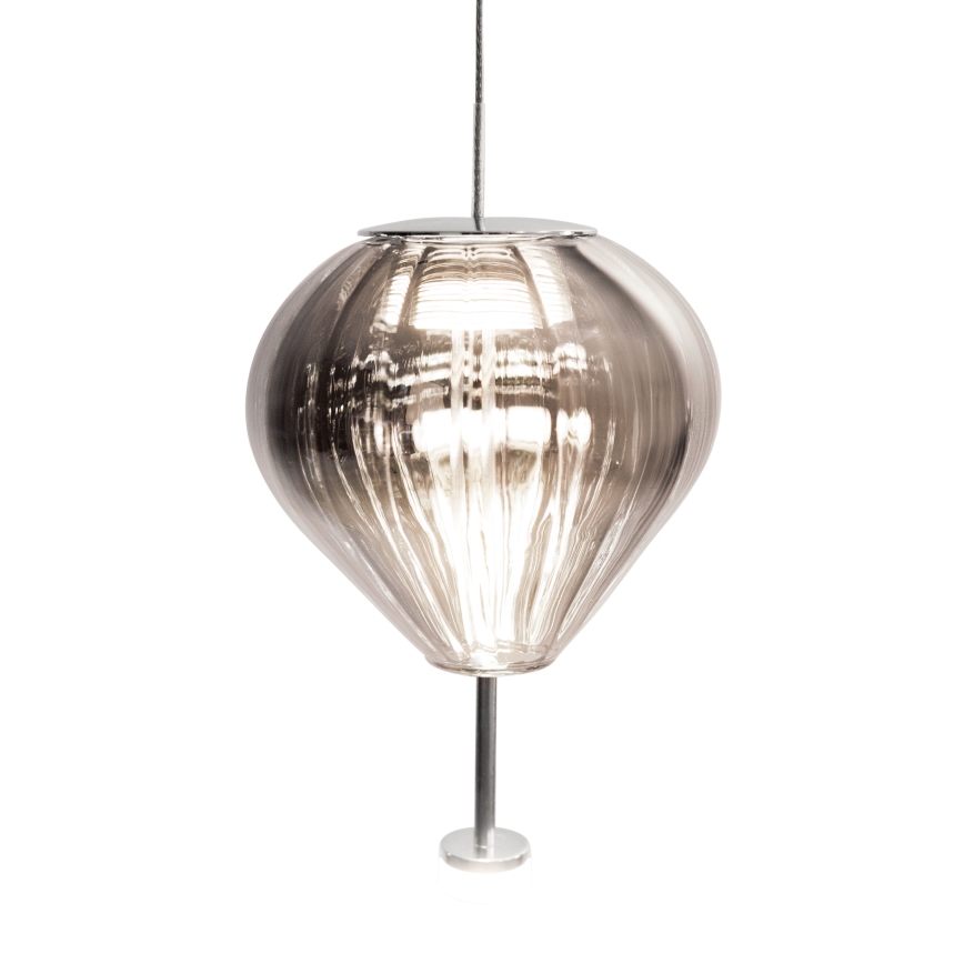 MAXLIGHT P0576 - LED Lustr na lanku PALLONCINI 2xLED/3W/230V pr. 12 cm kouřová
