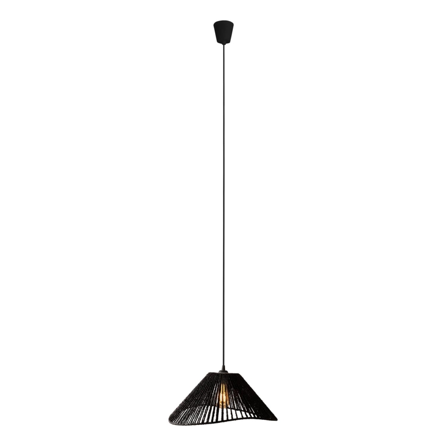 MAXLIGHT P0579 - Lustr na lanku AMALFI 1xE27/15W/230V pr. 45 cm černá