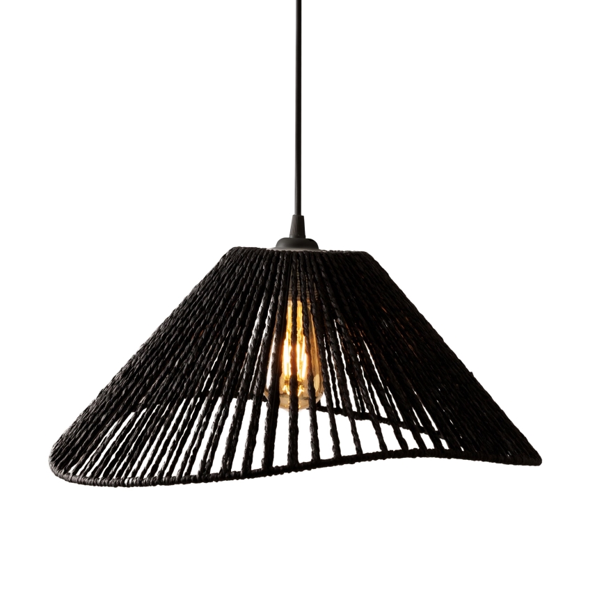 MAXLIGHT P0579 - Lustr na lanku AMALFI 1xE27/15W/230V pr. 45 cm černá