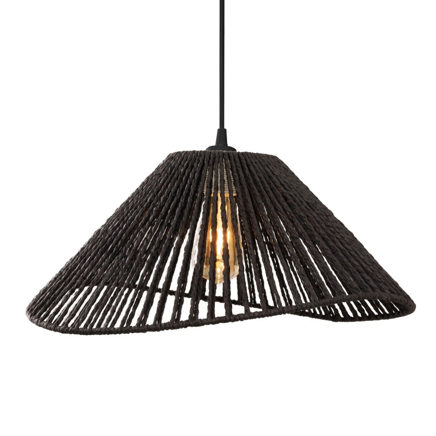 MAXLIGHT P0579 - Lustr na lanku AMALFI 1xE27/15W/230V pr. 45 cm černá