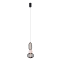 MAXLIGHT P0591 - LED Lustr na lanku BORA LED/10W/230V pr. 22 cm bílá/černá
