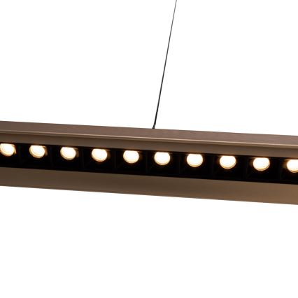 MAXLIGHT P0594 - LED Stmívatelný lustr na lanku JO-JO LED/38W/230V 2700/4500/5500K mosaz