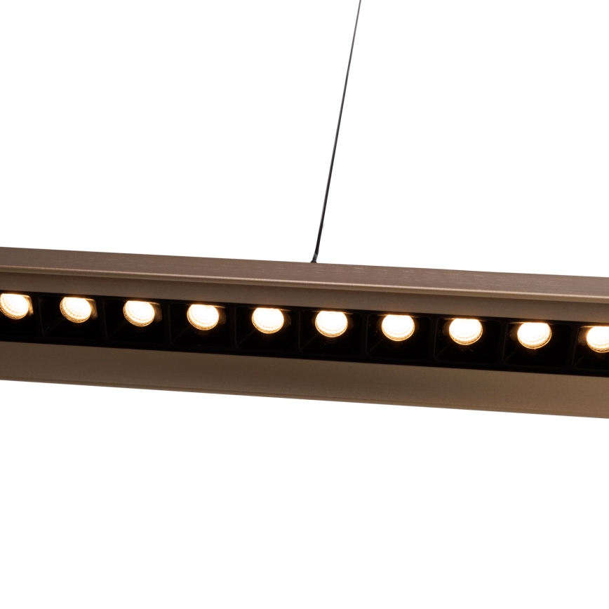 MAXLIGHT P0594 - LED Stmívatelný lustr na lanku JO-JO LED/38W/230V 2700/4500/5500K mosaz