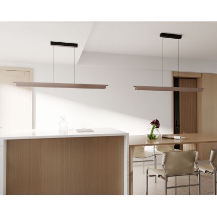 MAXLIGHT P0596 - LED Stmívatelný lustr na lanku JO-JO LED/40W/230V 2700/4500/5500K mosaz