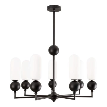 MAXLIGHT P0632 - Lustr na tyči NOVA 7xG9/7W/230V pr. 70 cm černá