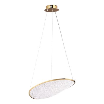 MAXLIGHT P0637D - LED Lustr na lanku EMPIRE LED/17W/230V zlatá