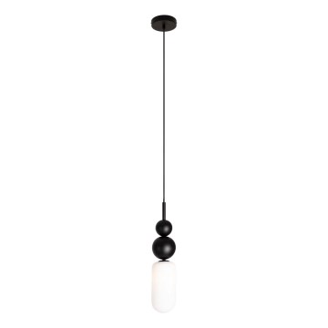 MAXLIGHT P0641 - Lustr na lanku NOVA 1xG9/12W/230V pr. 12 cm černá