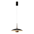 MAXLIGHT P0676 - LED Lustr na lanku MANUKA LED/12W/230V pr. 28 cm zlatá/černá