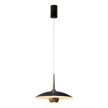 MAXLIGHT P0676 - LED Lustr na lanku MANUKA LED/12W/230V pr. 28 cm zlatá/černá