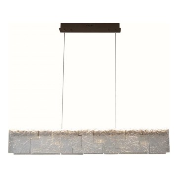 MAXLIGHT P0678 - LED Lustr na lanku EVEREST LED/55W/230V hnědá