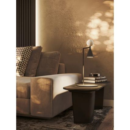 MAXLIGHT T0070 - LED Stolní lampa BINGO LED/12W/230V CRI 92 černá/béžová