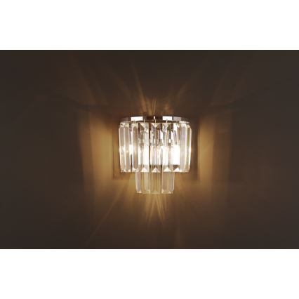 MAXLIGHT W0209 - Nástěnné svítidlo MONACO 2xG9/40W/230V lesklý chrom