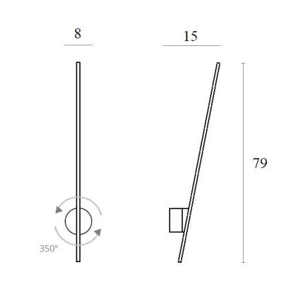 MAXLIGHT W0212 - LED Venkovní nástěnné svítidlo SPIDER LED/8,4W/230V IP44 bílá