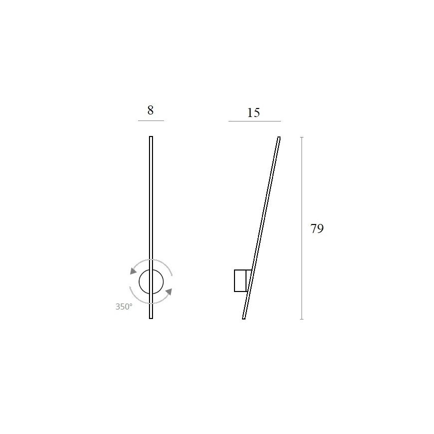 MAXLIGHT W0212 - LED Venkovní nástěnné svítidlo SPIDER LED/8,4W/230V IP44 bílá