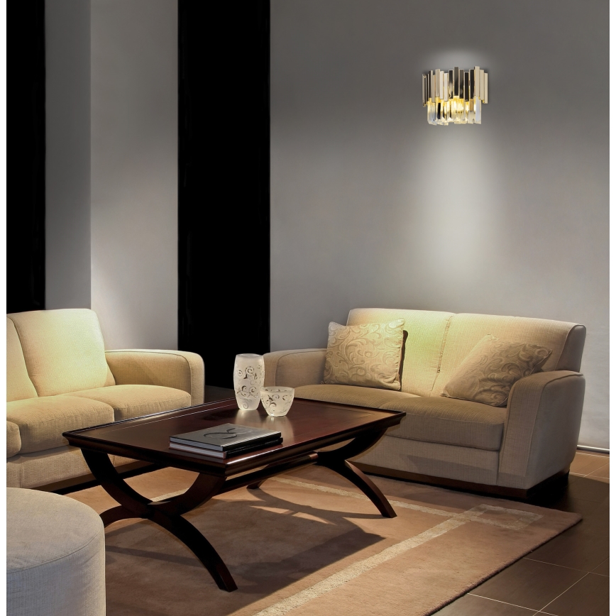 MAXLIGHT W0251 - Nástěnné svítidlo TREND 3xG9/40W/230V zlatá