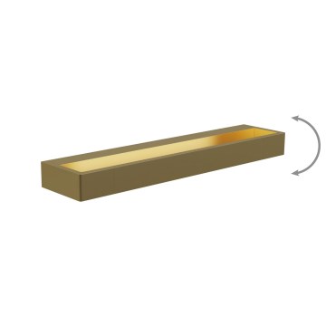 MAXLIGHT W0318 - LED Koupelnové nástěnné svítidlo FLINK LED/12W/230V 45 cm IP44 zlatá