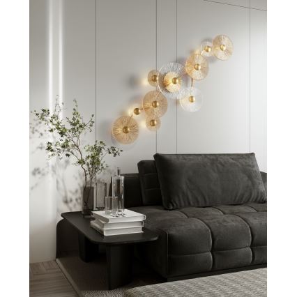 MAXLIGHT W0354 - LED Nástěnné svítidlo ALLURE 10xLED/4,3W/230V zlatá