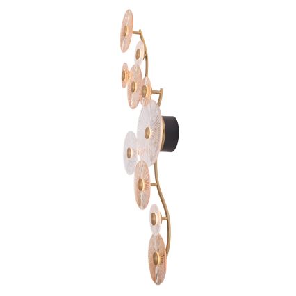 MAXLIGHT W0354 - LED Nástěnné svítidlo ALLURE 10xLED/4,3W/230V zlatá