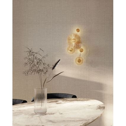 MAXLIGHT W0357 - LED Nástěnné svítidlo ALLURE 5xLED/5W/230V zlatá