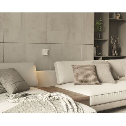 MAXLIGHT W0373 - LED Nástěnné bodové svítidlo s bezdrátovým nabíjením LOFER LED/7W/230V bílá