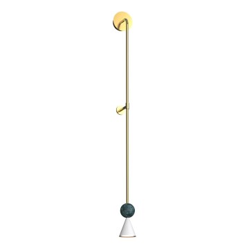 MAXLIGHT W0448 - LED Nástěnná lampa BINGO LED/8W/230V CRI 92 zlatá/zelená