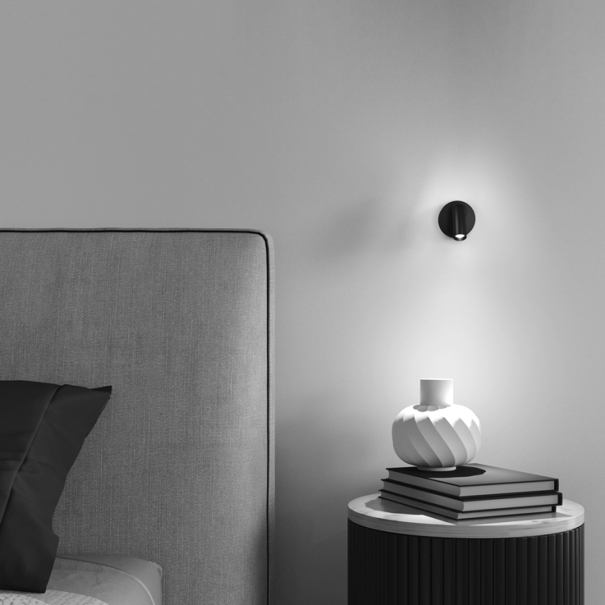 Maytoni C038WL-L3B3K - LED Nástěnné svítidlo MIRAX LED/3W/230V 3000K černá