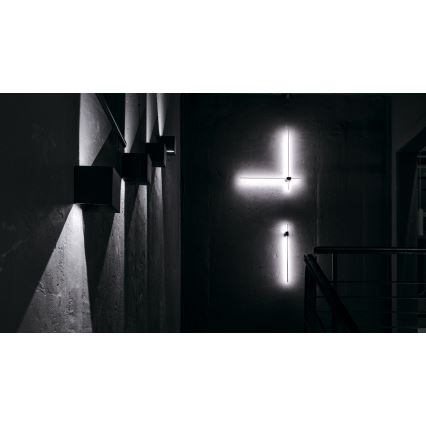 Maytoni C070WL-L12GB3K - LED Nástěnné svítidlo PARS LED/12W/230V CRI 90 černá