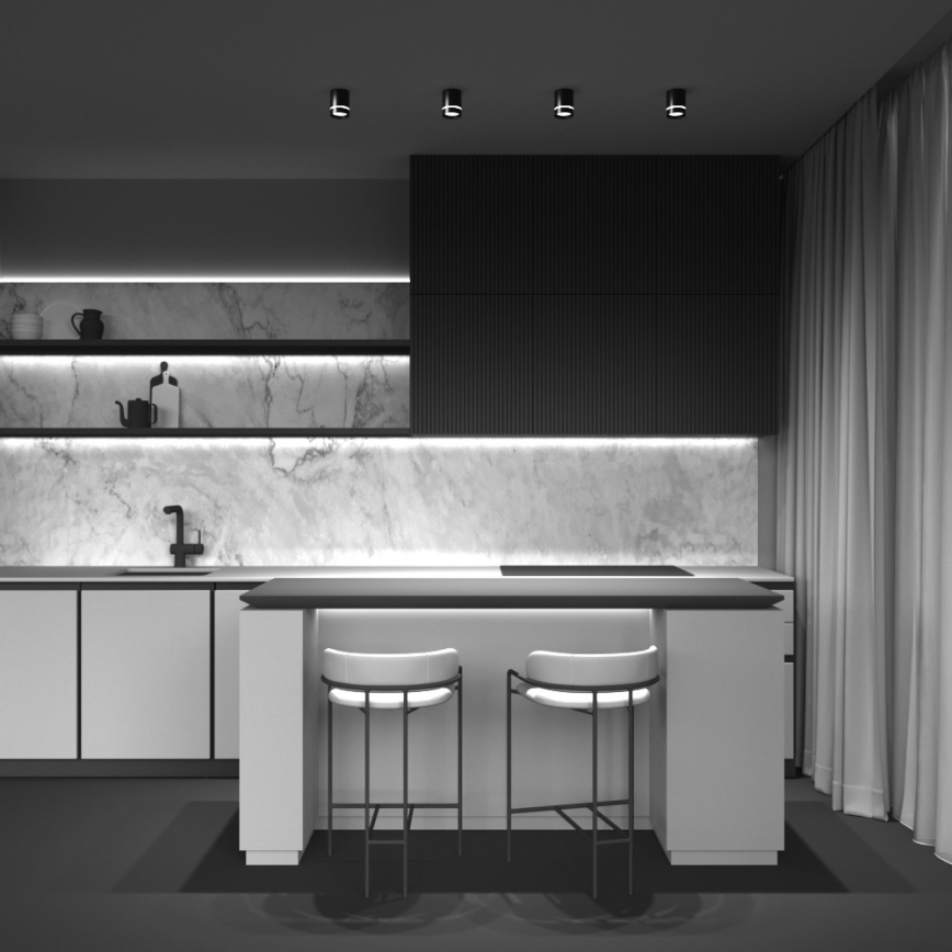 Maytoni C085CL-9W3K-B - LED Bodové svítidlo ORLO LED/9W/230V CRI 90 3000K černá