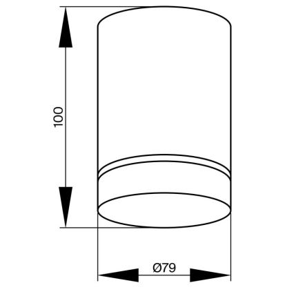Maytoni C085CL-9W4K-B - LED Bodové svítidlo ORLO LED/9W/230V CRI 90 4000K černá