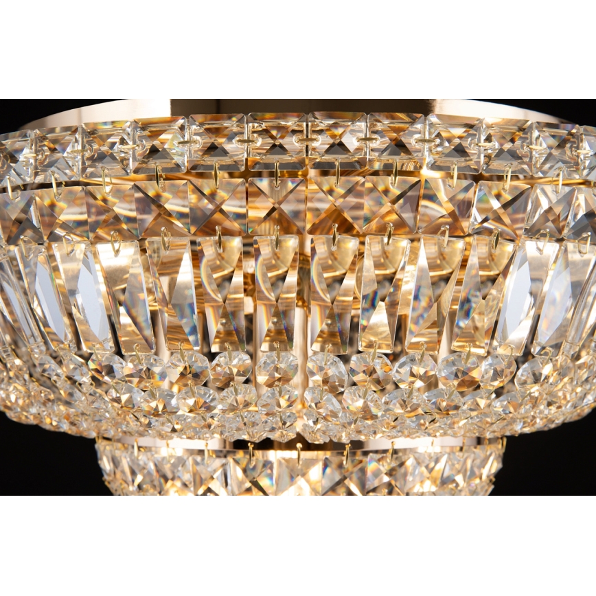 Maytoni DIA100-CL-12-G - Stropní svítidlo BASFOR 12xE14/60W/230V zlatá